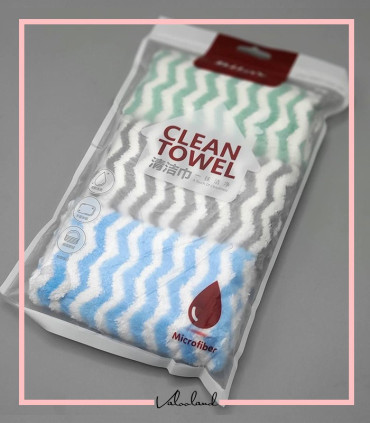 دستمال مایکروفایبر سه عددی bilov