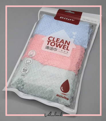 دستمال مایکروفایبر سه عددی bilov